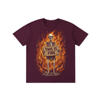 This Is Fine Skeleton Fire Graphic Tee