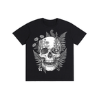Floral Skull Anatomy Graphic Tee