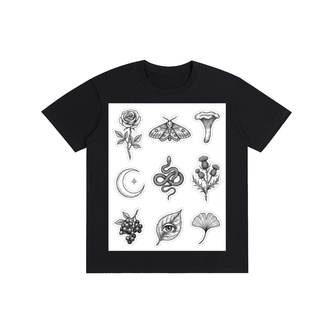 Mystical Elements Collage Tee