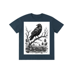Gothic Raven & Thorns Graphic Tee