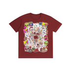 90s Retro Sticker Collage Graphic Tee