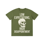 Low Expectations, High Disappointment Skeleton Tee