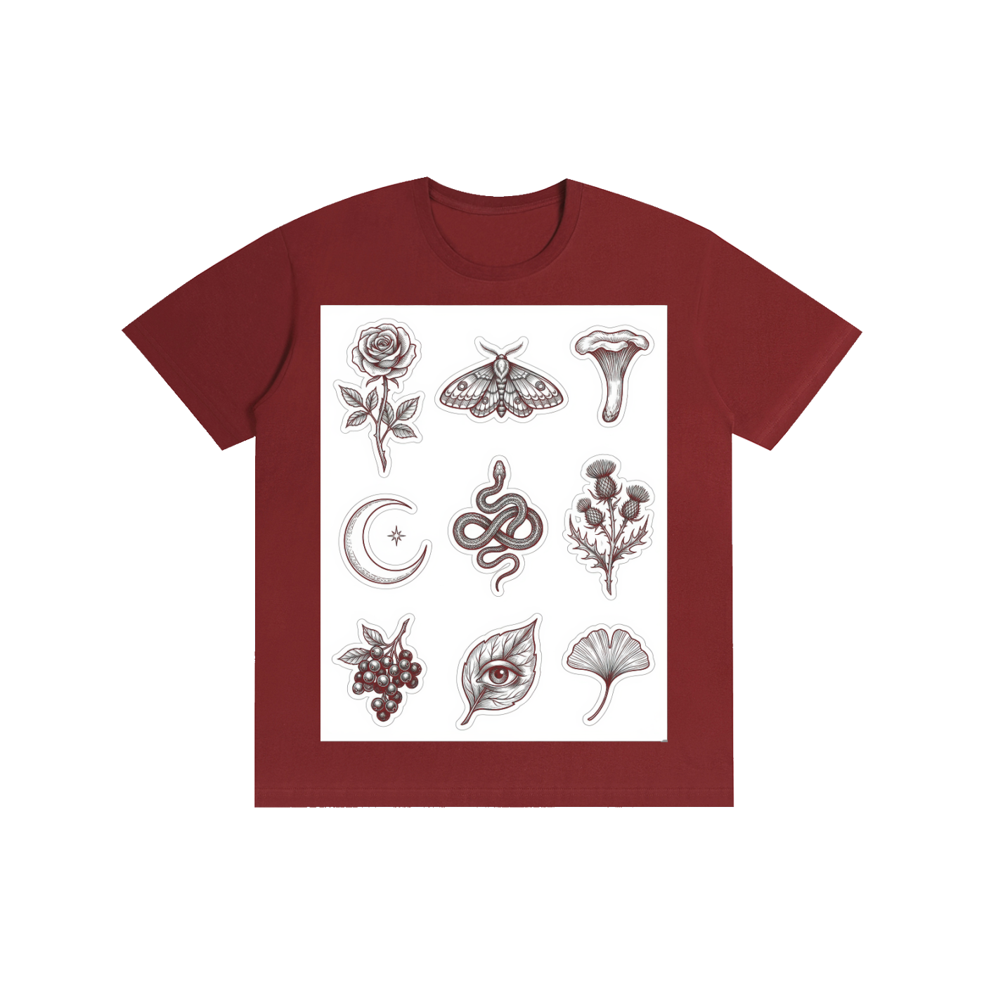 Mystical Elements Collage Tee