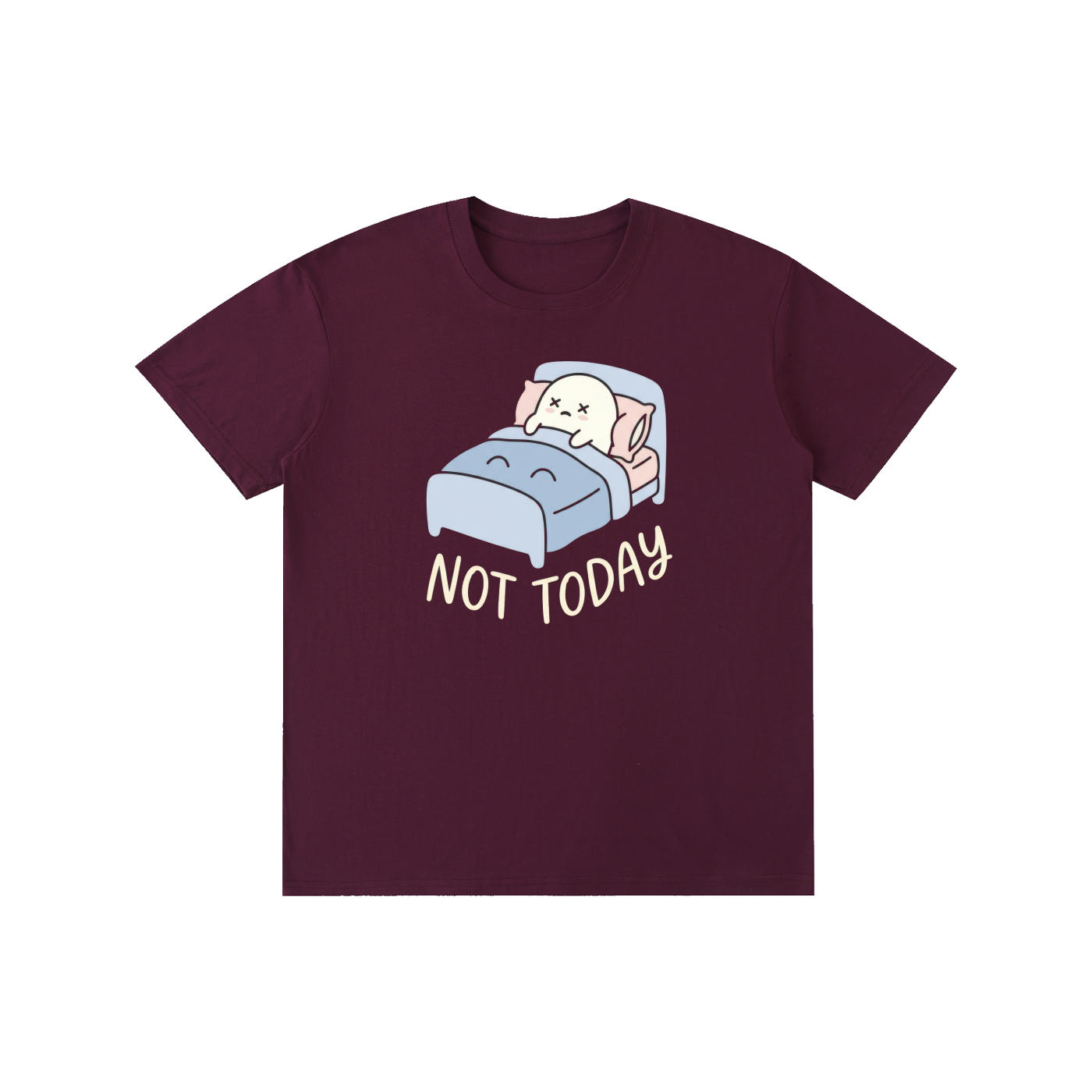 "Not Today" Cute Ghost Graphic Tee